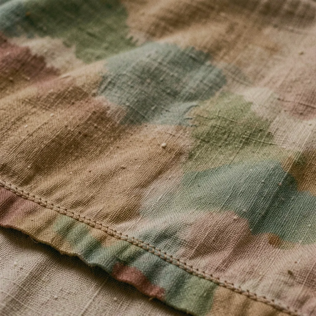 Madder root dyed silk scarf